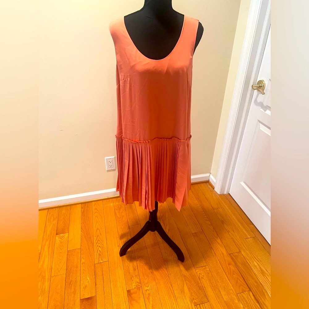 Chic Coral Sleeveless Dress NWOT by Banana Republic